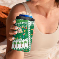 Norfolk Island Christmas 4 in 1 Can Cooler Tumbler Festive Beach Vibes - Polynesian Pride