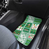 Norfolk Island Christmas Car Mats Festive Beach Vibes - Polynesian Pride