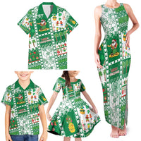 Norfolk Island Christmas Family Matching Tank Maxi Dress and Hawaiian Shirt Festive Beach Vibes LT05 - Polynesian Pride