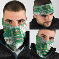 Norfolk Island Christmas Neck Gaiter Festive Beach Vibes - Polynesian Pride