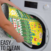 Pitcairn Islands Christmas Bathroom Set Festive Beach Vibes - Polynesian Pride