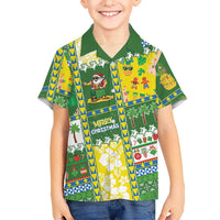 Pitcairn Islands Christmas Family Matching Long Sleeve Bodycon Dress and Hawaiian Shirt Festive Beach Vibes - Polynesian Pride