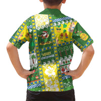 Pitcairn Islands Christmas Family Matching Puletasi and Hawaiian Shirt Festive Beach Vibes LT05 - Polynesian Pride