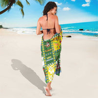 Pitcairn Islands Christmas Sarong Festive Beach Vibes - Polynesian Pride