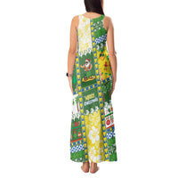 Pitcairn Islands Christmas Tank Maxi Dress Festive Beach Vibes - Polynesian Pride