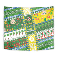 Pitcairn Islands Christmas Tapestry Festive Beach Vibes - Polynesian Pride