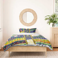 Tokelau Christmas Bedding Set Festive Beach Vibes - Polynesian Pride