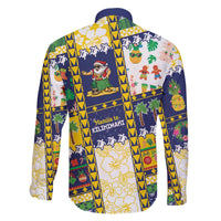 Tokelau Christmas Family Matching Off The Shoulder Long Sleeve Dress and Hawaiian Shirt Festive Beach Vibes LT05 - Polynesian Pride