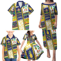 Tokelau Christmas Family Matching Puletasi and Hawaiian Shirt Festive Beach Vibes LT05 - Polynesian Pride