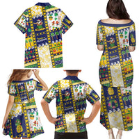 Tokelau Christmas Family Matching Puletasi and Hawaiian Shirt Festive Beach Vibes - Polynesian Pride