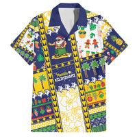 Tokelau Christmas Family Matching Puletasi and Hawaiian Shirt Festive Beach Vibes LT05 Dad's Shirt - Short Sleeve Colorful - Polynesian Pride