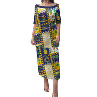Tokelau Christmas Family Matching Puletasi and Hawaiian Shirt Festive Beach Vibes LT05 Mom's Dress Colorful - Polynesian Pride