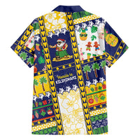 Tokelau Christmas Family Matching Short Sleeve Bodycon Dress and Hawaiian Shirt Festive Beach Vibes LT05 - Polynesian Pride