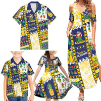 Tokelau Christmas Family Matching Summer Maxi Dress and Hawaiian Shirt Festive Beach Vibes - Polynesian Pride