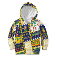 Tokelau Christmas Kid Hoodie Festive Beach Vibes - Polynesian Pride