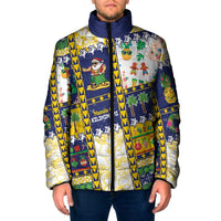 Tokelau Christmas Padded Jacket Festive Beach Vibes - Polynesian Pride