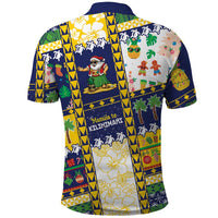 Tokelau Christmas Polo Shirt Festive Beach Vibes - Polynesian Pride