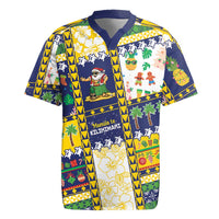 Tokelau Christmas Rugby Jersey Festive Beach Vibes - Polynesian Pride