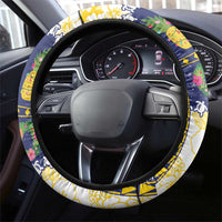 Tokelau Christmas Steering Wheel Cover Festive Beach Vibes - Polynesian Pride