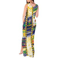 Tokelau Christmas Tank Maxi Dress Festive Beach Vibes - Polynesian Pride