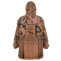 Polynesia Maui Tattoo Inspired Cosplay Costume Wearable Blanket Hoodie