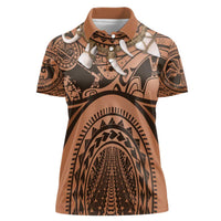 Polynesia Maui Tattoo Inspired Cosplay Costume Women Polo Shirt