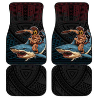 Hawaii Ikaika Car Mats Hawaiian Mythic Koa Tribal Warrior