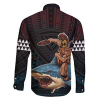 Hawaii Ikaika Family Matching Off Shoulder Short Dress and Hawaiian Shirt Hawaiian Mythic Koa Tribal Warrior