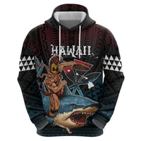 Hawaii Ikaika Hoodie Hawaiian Mythic Koa Tribal Warrior