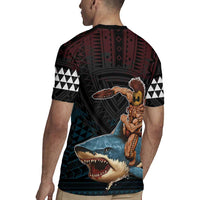 Hawaii Ikaika Rugby Jersey Hawaiian Mythic Koa Tribal Warrior LT05 - Polynesian Pride