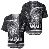 Hawaiian Ikaika Warrior Baseball Jersey Tribal Pattern