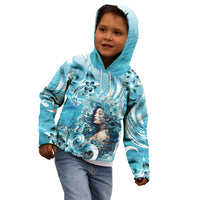 Hawaii Namaka Goddess Of The Sea Kid Hoodie Polynesian Style LT05 - Polynesian Pride