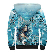 Hawaii Namaka Goddess Of The Sea Sherpa Hoodie Polynesian Style LT05 - Polynesian Pride