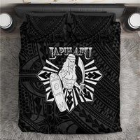 Philippines Tribal Bedding Set King Lapu Lapu Black Version