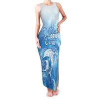Mother's Love Is Deeper Than Ocean Family Matching Tank Maxi Dress and Hawaiian Shirt Polynesian Style