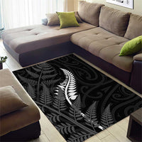 New Zealand Chur Bro Area Rug Maori Koru With Silver Fern