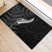 New Zealand Chur Bro Rubber Doormat Maori Koru With Silver Fern