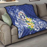 Northern Mariana Islands Quilt Polynesian Pattern With Frangipani LT05 - Polynesian Pride