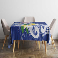 Northern Mariana Islands Tablecloth Polynesian Pattern With Frangipani LT05 - Polynesian Pride