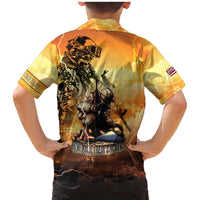 Hawaii Memorial Day Family Matching Mermaid Dress and Hawaiian Shirt Remember Their Sacrifice LT05 - Polynesian Pride
