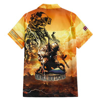 Hawaii Memorial Day Family Matching Off Shoulder Maxi Dress and Hawaiian Shirt Remember Their Sacrifice