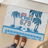 Fiji 679 Constitution Day Rubber Doormat Fijian Tapa Pattern
