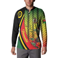 Vanuatu Constitution Day Button Sweatshirt Long Live Vanuatu - Polynesian Pride