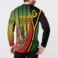 Vanuatu Constitution Day Button Sweatshirt Long Live Vanuatu - Polynesian Pride
