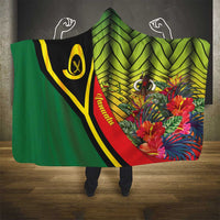 Vanuatu Constitution Day Hooded Blanket Long Live Vanuatu - Polynesian Pride