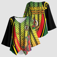 Vanuatu Constitution Day Kimono Sleeve Blouse Long Live Vanuatu - Polynesian Pride
