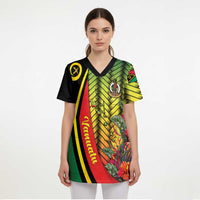 Vanuatu Constitution Day Scrub Top Long Live Vanuatu - Polynesian Pride
