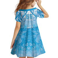 Fiji Day Kid Short Sleeve Dress 55th Anniversary Forever Fiji - Polynesian Pride