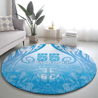 Fiji Day Round Carpet 55th Anniversary Forever Fiji - Polynesian Pride