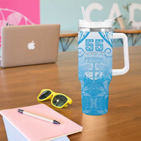 Fiji Day Tumbler With Handle 55th Anniversary Forever Fiji LT05 - Polynesian Pride